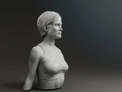 Carrie-Ann Moss - Trinity - The Matrix 3D print model