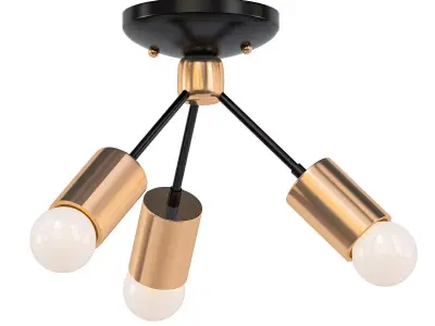 Semi Flush 3D model