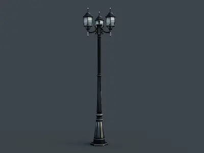 Classic street lamp Collection Vol 2 3D model