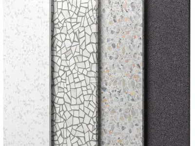 Terrazzo Porcelain tiles - set 03 Texture
