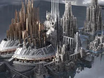 Elite Towers Kit bash 3D 3D model