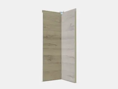 VOXTORP 2-p door f corner base cabinet set 2 Low-poly 3D model