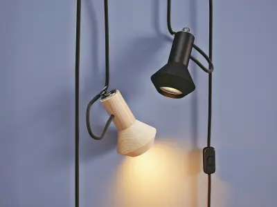 Clampy Wall Lamp 3D model