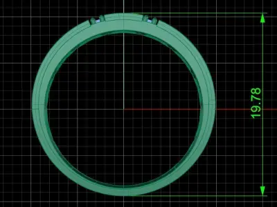 Jewelry ring 347 3D print model