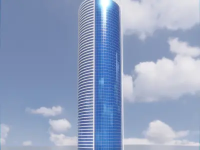 Parametric Building 1b5 3D model