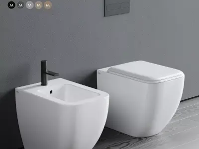 Ceramica Cielo Shui Comfort WC Low-poly 3D model