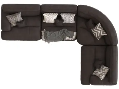 Coco Republic Estancia Leather Alvaro Sofa2 3D model