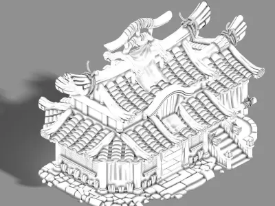 Beijing City - Qianpu 05 3D model