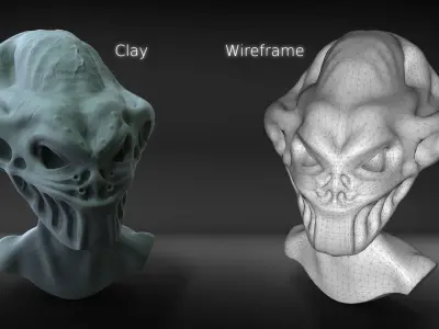 Non Eccentric Creature 3D model