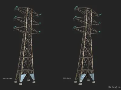 Power Line 3D model
