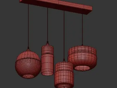 LX 1071 pendant 3D model