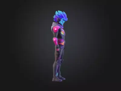 Cyber Ninja Modern 3D print model