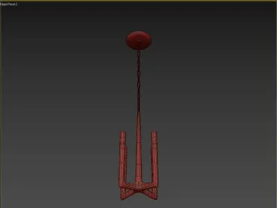RH THADDEUS pendant 3D model