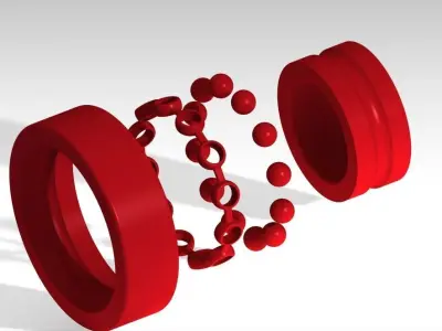 Ball Bearing 3D print model