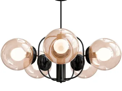 Loft Style Chandelier 3D model