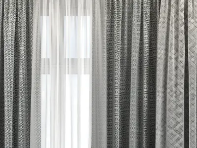 Curtain Set 310 3D model