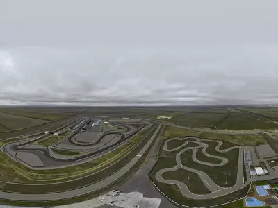 HDR - Race Track 3D model