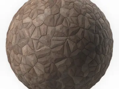 Floor Stone 03 - PBR - 4K - PNG - Seamless Texture