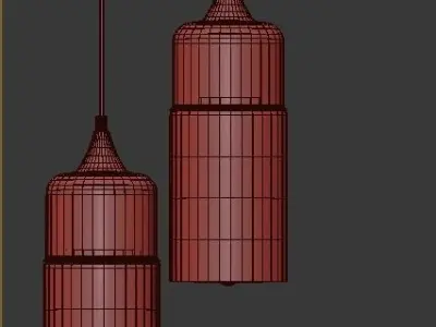 Hanging lamp LOFT HOUSE P-173 3D model