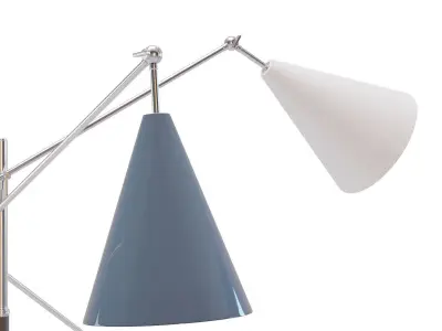 Arredoluce Three-Arm Floor Lamp Low-poly 3D model