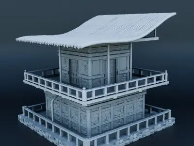 Japanese house 3D print model