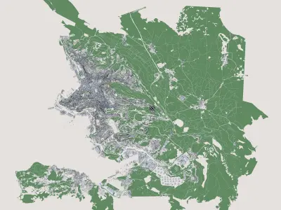 Trieste City Italy 3D model