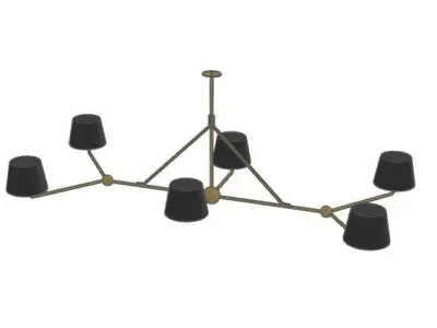 Chiltern Chandelier by Urban Electric 3D model