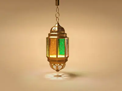 Lantern Islamic 3D model