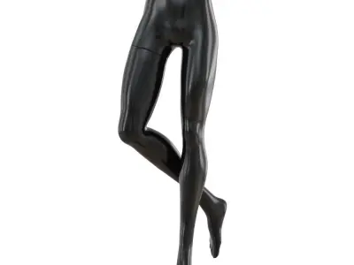 Mannequin legs female 93 3D model