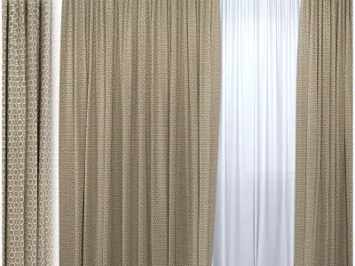 Curtain 21 3D model