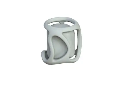SciFi Shape Object Low Poly Low-poly 3D model 34
