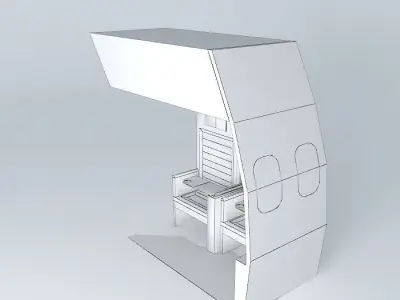 Alliance Airines short haul business class Free 3D model