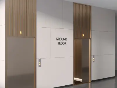 ELEVATOR NO4 A 3D model