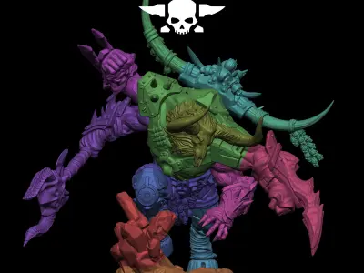 Corrupted Beasts Leader 3D print model