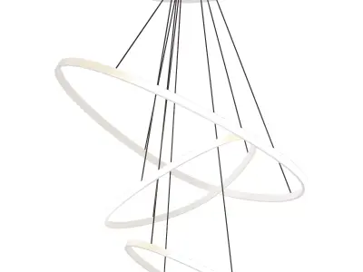Modern LED Chandelier 3D model