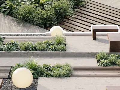 Entrance group 4 3D model