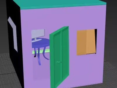 The room book Free 3D print model