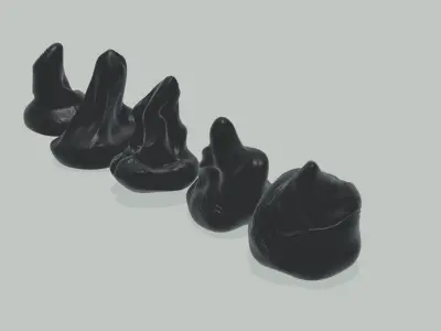Garbage bags 3D model