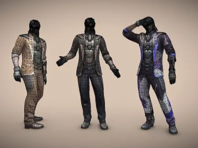 HiTech Corporate Low-poly 3D model