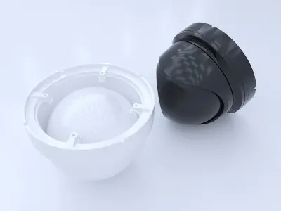 Dome Security Camera 3D model