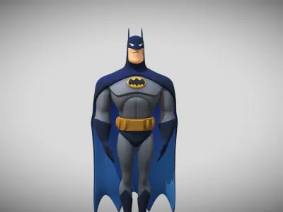 Batman 3D Model Low-poly 3D model