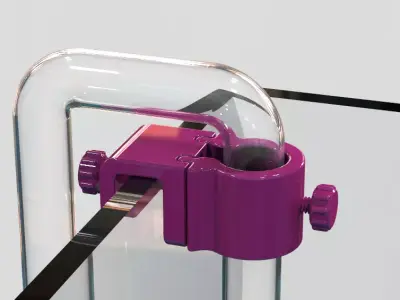 Aquarium Pipe Clip 20mm 3D print model