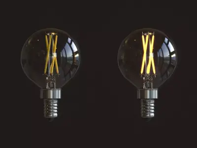 Mini Globe Bulbs 3D model