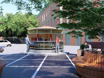 Food Kiosk 3D model