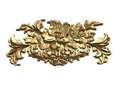 Classic carved decor ornament 479  3D print model purchase