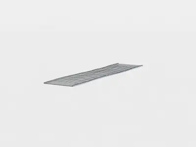 Road tahitian rug Low-poly 3D model