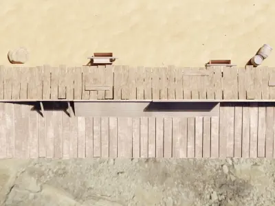 Wild West Town 3D model