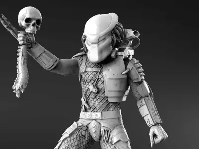 Predator Jungle Hunter 3d print model for 3D Printing 3D print model