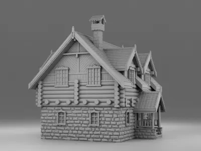 Big russian house 3D print model