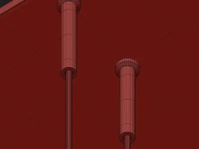 Crono savoy pendant light 3D model